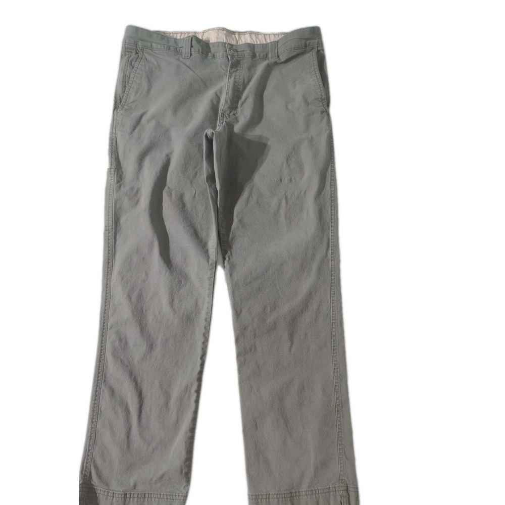 Columbia Regular Fit Pants Straight Leg Olive Green Casual Chino Men's 38x32‎